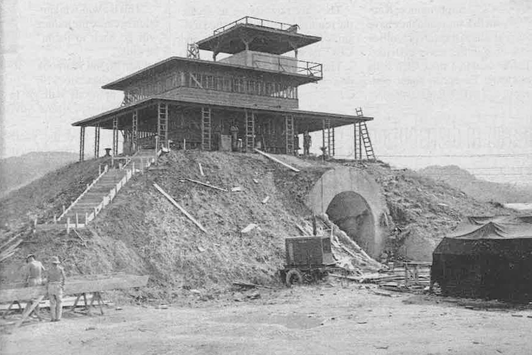 One of the structures built by the Japanese 